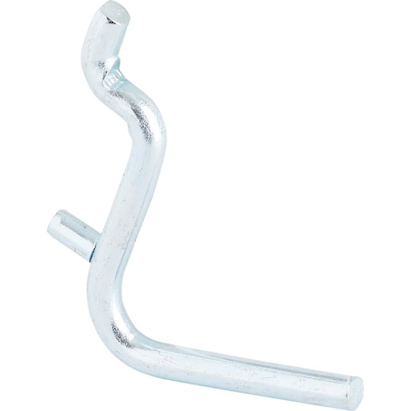 Unbranded 1-1/2'' Angled Pegboard Hook, 6-Count 216100