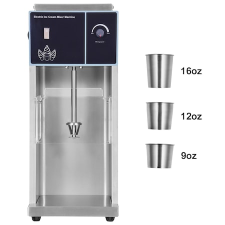 Vevor Ice Cream Blender 400W Ice Cream Mixer Stir Machine 304 Stainless Steel XZ-620