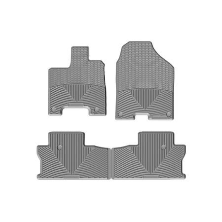 Weathertech Grey, Front and Rear All Weather Floor Mats W415GR-W416GR