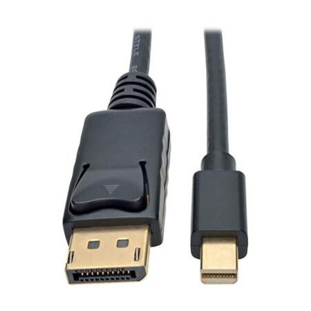 Doomsday 6 ft. 4K x 2K 60 Hz Mini DisplayPort to DisplayPort Adapter Cable M-M, Black DO825075