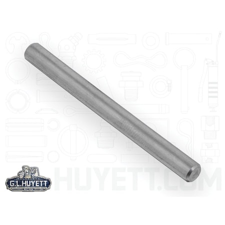 Huyett Type A Grooved Pin, 300 Stainless Steel, 0.188 in Dia x 0.185 in Small End Dia x 2.000 in Length GPS-0187-2000-A