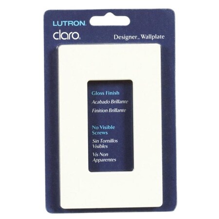 Claro CW-1-LA 1-Gang Wallplate Light Almond 3199627