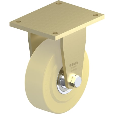 Blickle Rgd Plate Caster, Nyln, 9-7/8", 13, 200 lb. BS-GSPO 252K