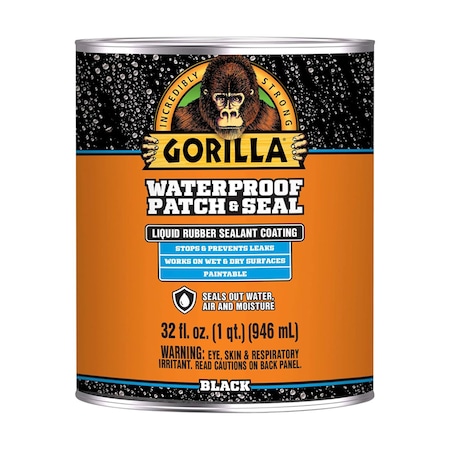 Gorilla Glue 32 oz. Waterproof Patch and Seal Liquid - Black MROPSLB