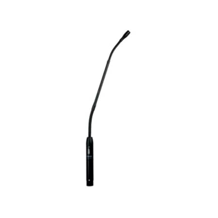 Shure GOOSENECK MICROPHONE, at TACHED DESKTOP BASE, CARDIOID, LENGTH 45 CM (18), WITH P MX418D/C