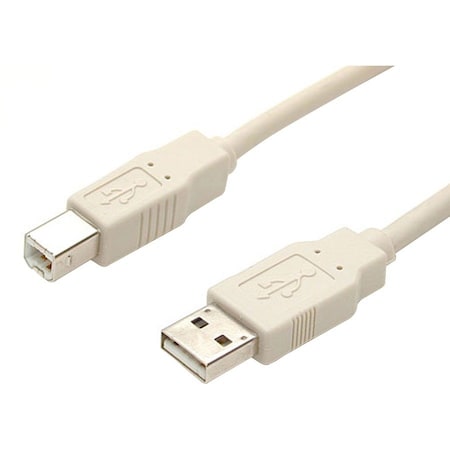 Startech.Com 10 ft Beige A to B USB 2.0 Cable - M/M USBFAB_10