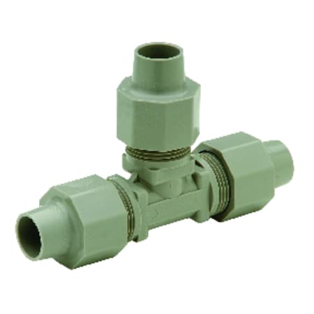 Zurn Qest 1/4 in. CTS X 1/4 in. D CTS Polybutylene Tee QAT113R