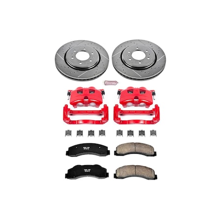 Powerstop Z23 EVOLUTION SPORT BRAKE UPGRADE KIT WITH CALIPERS KC3167A