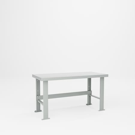 Pucel F Series Workbench, 60 in W x 28 in D x 32.5 in H, Light Blue F-2860