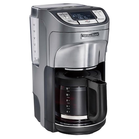 Razoredge 12 Cups Coffee Maker, Black & Silver RA3305909