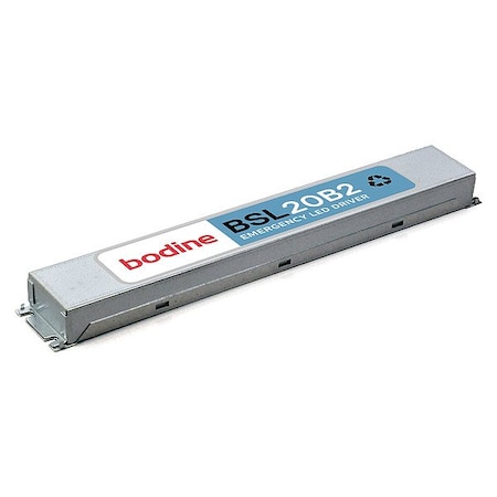 Bodine LED Emergency Driver, Galvanized Stl, 20 W BSL20B2UEK55L1I1