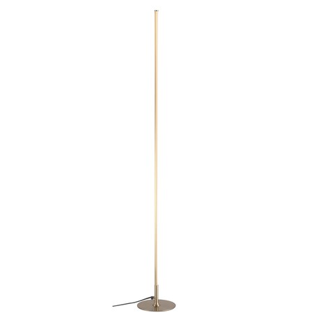 Jonathan Y Iris 59.5" LED Integrated Floor Lamp, Gold JYL7007B
