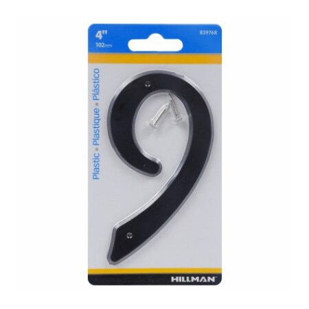 Hillman 4" Blk Plas House #9 839768