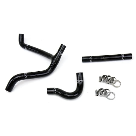 Hps Performance High Temp Reinforced Silicone Radiator Coolant Hose Kit, Black,  57-1253-BLK