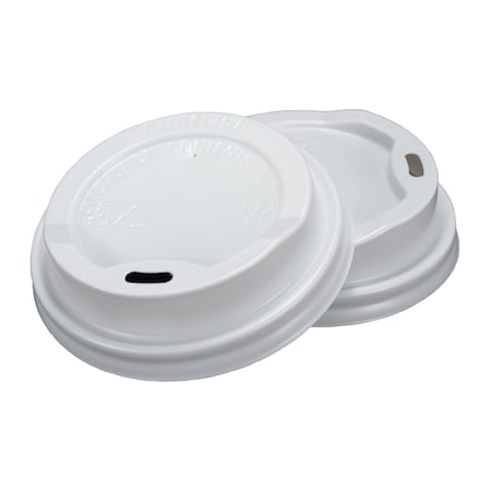 Rdi Cup Lids White 9oz 1000cs, 1000PK LID-RIP-9-WHT