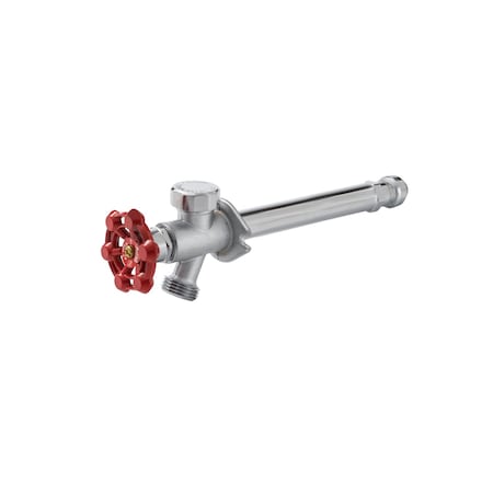 Proline Series Chrome Plated Brass 1/2-in PF x 3/4-in MHT x 6-in Anti-siphon Frost Free Sillcock 1104-593
