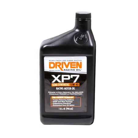 Driven Racing Oil 1706 XP7 Semi-Synthetic Racing Oil - 1 qt. JGP01706