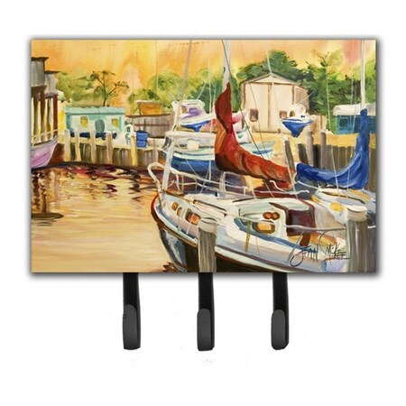 Carolines Treasures Sunset Bay Sailboat Leash and Key Holder JMK1082TH68