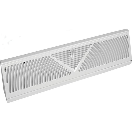 Imperial Mfg Register Baseboard 15In Wht RG1626-A