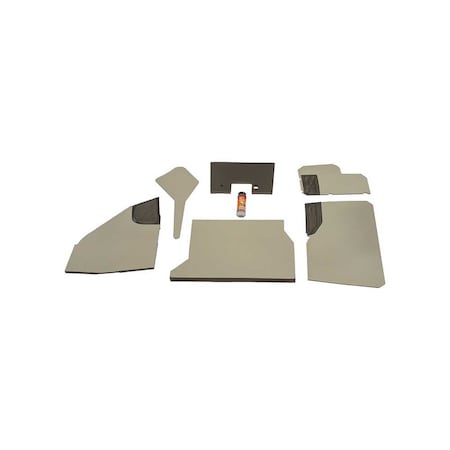 K&M Mfg Lower Cab Kit for Case IH 71 Series Magnum Tractors Embassy Gray Vinyl 4033