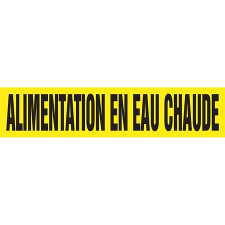 Accuform FRENCH PIPE MARKER ALIMENTATION EN CRPK431STB