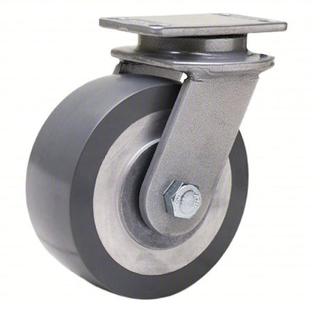 Hamilton PlateCaster, Swivel, Polyurethane, 6 3/16"H S-EN-5GB95
