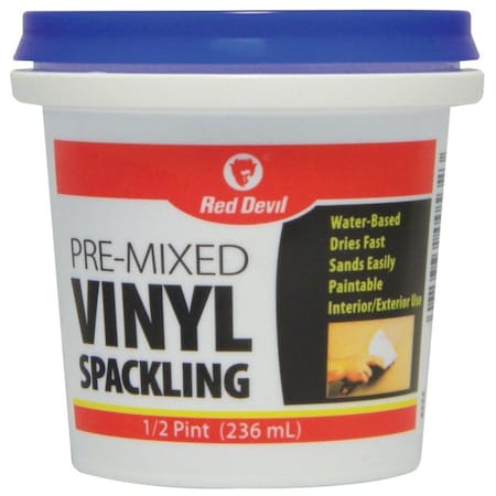 Red Devil Compound Spackling Vinyl 1/2Pt 0532