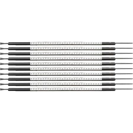 Brady ClipSleeve Wire Markers Size 05 Nylon 22 AWG - 20 AWG, 7 Pack of 300 Each, 300PK SCN05-7