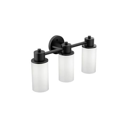 Moen Iso Matte Black Bath Light DN0763BL