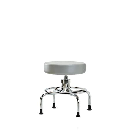 Blue Ridge Ergonomics Screw-Lift Stool, Vinyl, CR, Glides, Dov BR-VSLMD-CR-RG-8567