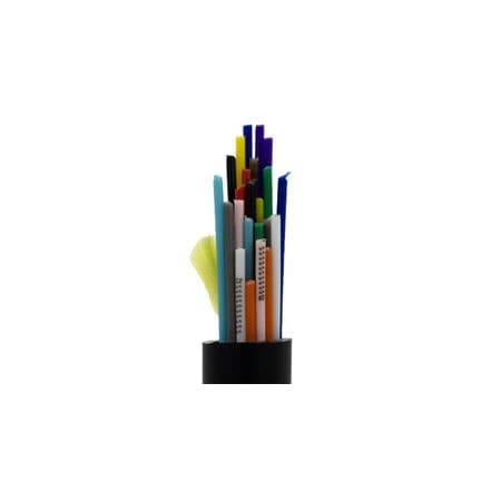 Cable Wholesale Plenum 24 Strand Indoor/Outdoor Fiber Optic Cable, OS2 9/125 Singlemode, Corning SMF-28 11F3-024NH