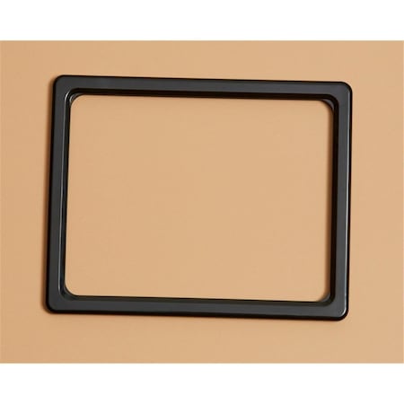 Kinter 7 x 5.5 in. Frame Plastic Sign Holder, Black 9027412