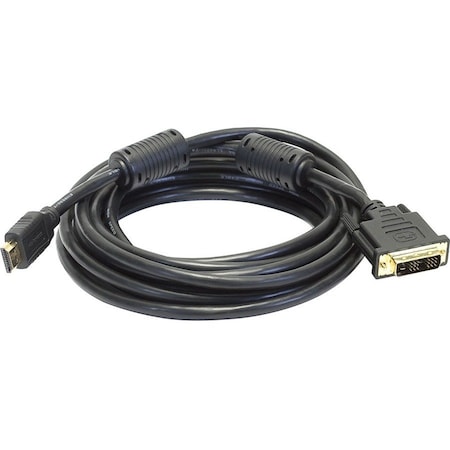 Monoprice HDMI-DVI Cables, Black, 15 ft., 28AWG 2505