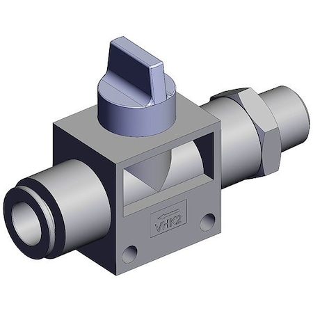 Smc Finger valve, VHK, 46 mm, 73 13/16 mm VHK2A-02S-10F