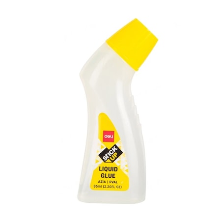 Deli Liquid Glue 2.2oz, Precision Foam Applicator, Clear, Fast-Bonding, 16PK EA21410-UB