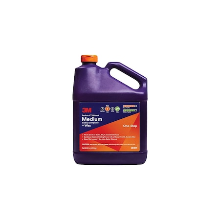 3M Perfect-It Gelcoat Medium Cutting Compound/Wax, Gal. 051131-36107