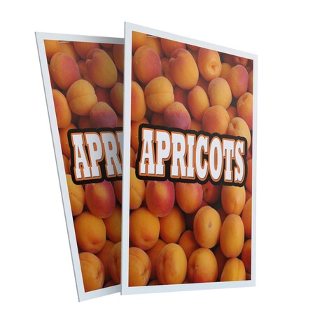 Signmission Apricots, Plastic Signs Only 24 Inch x 36 Inch, Corrugated Plastic, 2PK CSB-2436-2PACK-Apricots