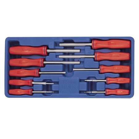 Genius Tools 10PC Metric Hex Screwdriver Set HS-5610M