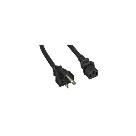 Cable Wholesale Black NEMA 6-20P TO IEC-60320-C13, 14/3, 15 Amp, UL Listed, SJT, 3 foot 10W2-01503