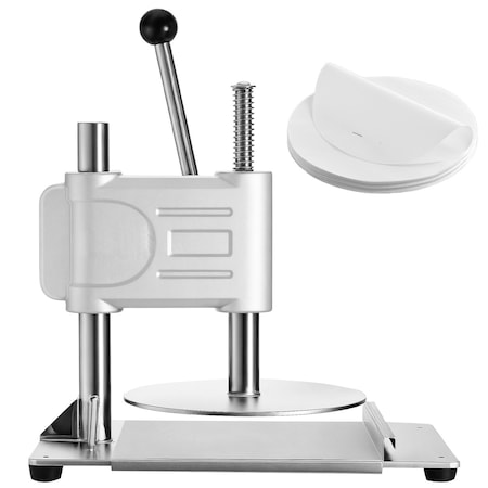 Vevor 9.5 in Manual Pizza Dough Press Machine Pizza Pastry Sheeter Stainless Steel APD24-B