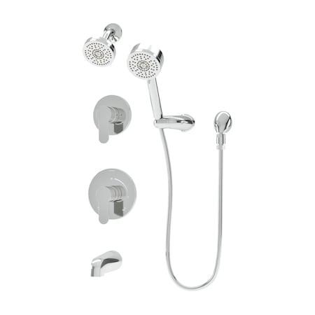 Symmons Identity HydroMersion Double Handle Tub and Shower Diverter Trim Kit (Valve Not Included) 679615TRM