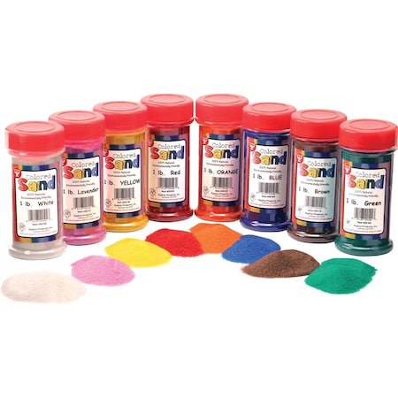 Hygloss Products Bucket O' Sand, Assorted Colors, PK12 29129