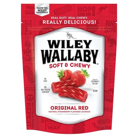 Wiley Wallaby Ww Red Licorice 10Oz 120100