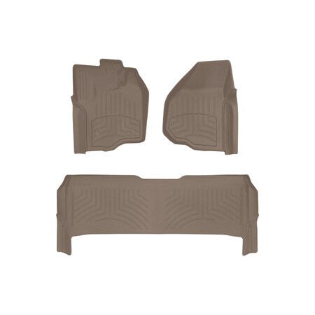Weathertech Tan, Front and Rear FloorLiner HP 454331IM-453052IM
