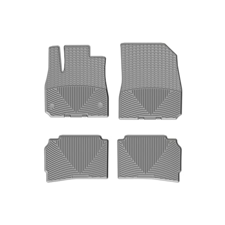 Weathertech Grey, Front and Rear All Weather Floor Mats W394GR-W398GR