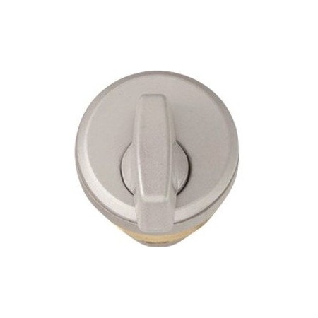 Adams Rite 406601335 Thumbturn Cylinder with 1/4" Ring for MS Lock; 4900; and 2190 Black Anodized 406601335