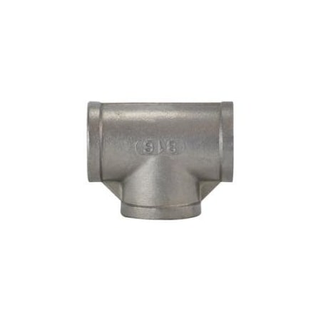 Midland Industries TEE PIPE 2IN FPT 2IN FPT 2IN FPT 316SS 63258