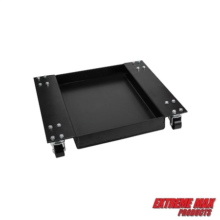 Extreme Max 5001.5067 Dolly Tray for Wide Motorcycle Scissor Jack 5001.5067