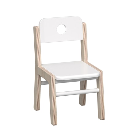 Beleduc By Playwell Illiana Chair Small - 10.2in Seat Height, Stackable Wood Chair 846159