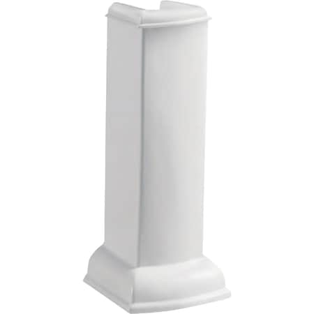 Cmi Compass Manufacturing Hillview White Vitreous China Pedestal Sink Base 572-7887